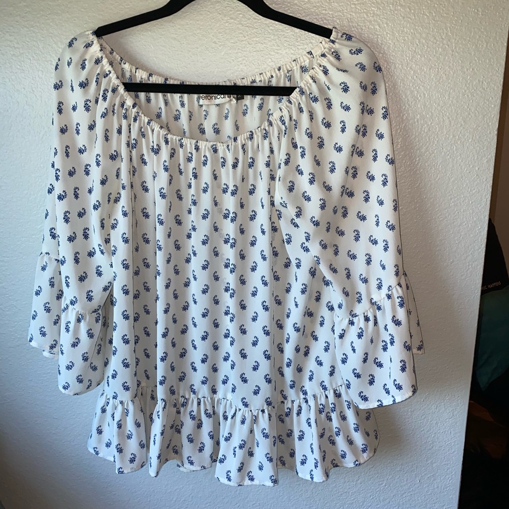 floral blouse